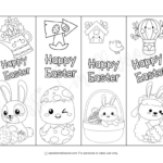 20 Cute Easter Bookmarks (Free Printables!)   Cassie Smallwood Intended For Free Printable Easter Bookmarks