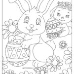 22 Free Easter Bunny Coloring Pages (Printable Pdf) Pertaining To Coloring Easter Bunny Printable