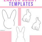 25 Free Printable Easter Bunny Template   Throughout Free Printable Easter Bunny Template