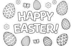 25 Free Printable Easter Coloring Pages For Kids And Adults in Free Printable Easter Colouring Sheets