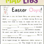 3 Free Printable Easter Mad Libs Regarding Free Printable Easter Mad Libs