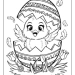 30+ Easter Coloring Pages (Free Printable Pdfs) Regarding Cute Easter Printable