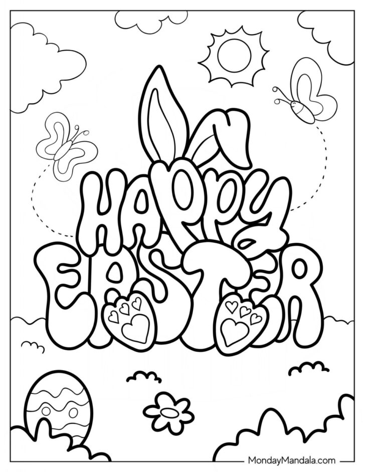 Free Easter Printable Coloring Pages