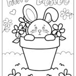 34 Easter Bunny Coloring Pages (Free Pdf Printables) With Free Printable Full Size Easter Bunny Coloring Pages