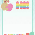 4 Free Printable Easter Bunny Letters Within Note From The Easter Bunny Printable