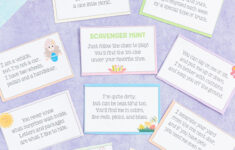 48 Free Printable Easter Egg Hunt Clues For Kids - Play Party Plan intended for Free Printable Easter Eggs Scavenger Hunt Clues