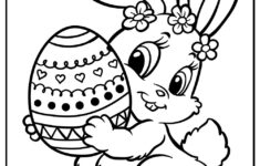 50 Easter Bunny Coloring Pages (100% Free Printables) for Easter Bunny Drawing Printable