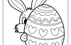 57 Easter Coloring Pages (Printables: Egg, Bunny, And More) within Easter Eggs Coloring Sheets Printable