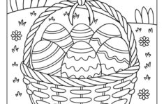 57 Easter Coloring Pages (Printables: Egg, Bunny, And More) within Easter Eggs Coloring Sheets Printable