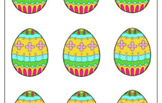 58 Easter Egg Templates (Free Pdf Printables) in Printable Colored Easter Eggs