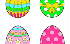 58 Easter Egg Templates (Free Pdf Printables) pertaining to Color Easter Eggs Printable