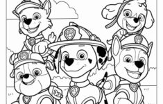 58 Paw Patrol Coloring Pages (Free Pdf Printables) in Paw Patrol Easter Coloring Pages Printable