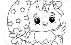 76 Cutest Easter Coloring Pages (Free Printable) - Cassie Smallwood pertaining to Printable Easter Chick Coloring Pages