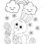 76 Cutest Easter Coloring Pages (Free Printable)   Cassie Smallwood Within Cute Easter Printable