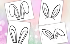 8 Cute Bunny Ear Templates - Cassie Smallwood intended for Easter Bunny Ears Template Free Printable