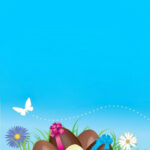 All You Need To Make Your Own Easter Cards & Page Borders. With Printable Easter Background