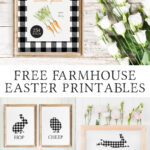 Buffalo Check Easter Printables   Little Blonde Mom With Free Farmhouse Easter Printable