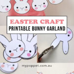 Bunny Bunting   Printable Easter Craft | My Poppet Makes For Easter Bunny Bunting Printable