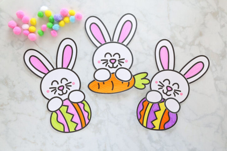 Easter Bunny Printable Template