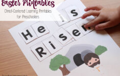 Christ-Centered Easter Printables For Preschoolers within Free Printable Religious Easter Activities