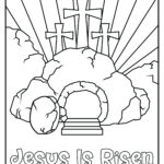 Christian Easter And Jesus Coloring Pages – The Simplified Classroom Pertaining To Easter Christian Coloring Pages Printable