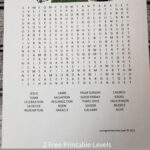 Christian Easter Word Search   Lovinghomeschool For Free Printable Easter Puzzles For Adults