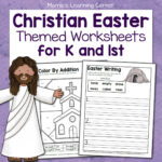Christian Easter Worksheets For Kindergarten And First Grade In Free Printable Christian Easter Activities