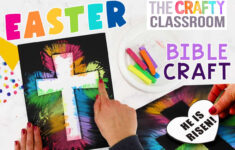 Cross Easter Craft For Kids - The Crafty Classroom for Religious Easter Craft Printable