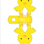 Cute Easter Egg Holder Chicken Template. Retail Paper Box For The Within Printable Easter Eggs Holders