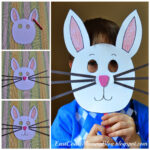 East Coast Mommy: Bunny Mask For Preschoolers With Free Inside Easter Masks Printable