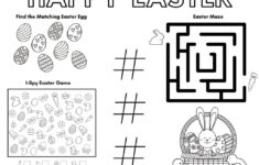 Easter Activity Printable For Kids - Originalmom within Easter Printable Activities Free