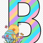 Easter Alphabet Letters Clipart (#5316990)   Pinclipart Regarding Printable Easter Alphabet Letters