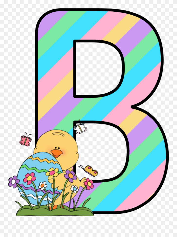 Printable Easter Alphabet Letters