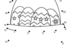 Easter Basket - Connect The Dots, Count1'S (Easter) with regard to Dot to Dot Printable Easter