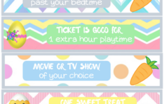 Easter Basket Stuffer Treat Coupons - Free Printable! intended for Free Printable Easter Eggs Coupons