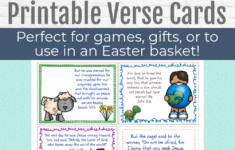 Easter Bible Verse Cards Set - Kids Bible Teacher intended for Printable Bible Verses For Easter Eggs