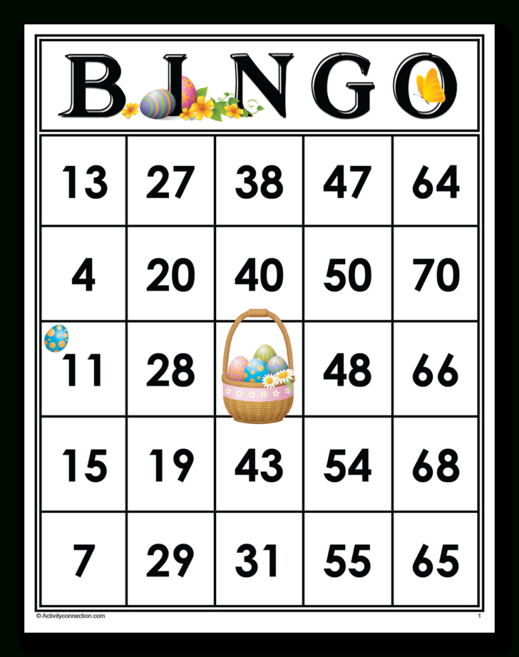 Free Printable Easter Bingo Games