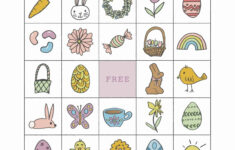 Easter Bingo - Childhood Magic intended for Free Printable Easter Bingo Printable