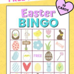 Easter Bingo Game   Free Printable With Free Printable Easter Bingo Games
