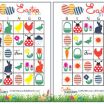 Easter Bingo   Printable Easter Games Pertaining To Free Printable Easter Bingo Games