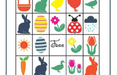 Easter Bingo - Printable Easter Games with Printable Easter Bingo For Adults