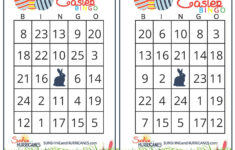Easter Bingo - Printable Easter Games with regard to Printable Easter Bingo For Adults