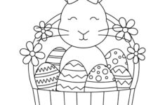 Easter Bunny Coloring Pages - 75 Free Pages | Printabulls in Easter Bunny Printable Pages
