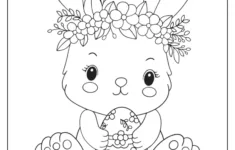 Easter Bunny Coloring Pages (Free Printables) pertaining to Coloring Pages Easter Printable