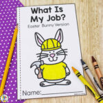 Easter Bunny Cut & Paste Book   Abcs Of Literacy Throughout Easter Cut And Paste Printable