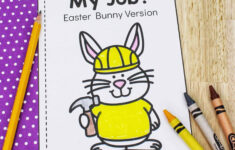 Easter Bunny Cut &amp; Paste Book - Abcs Of Literacy throughout Easter Cut And Paste Printable