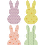 Easter Bunny Garland Craft   Childhood Magic Regarding Easter Printable Decorations