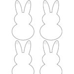Easter Bunny Garland Craft   Childhood Magic With Free Printable Easter Template