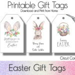 Easter Bunny Gift Tag, Printable Easter Tag Png Regarding Easter Bunny Gift Tag Printable