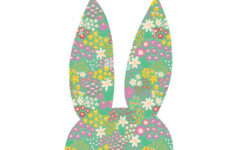 Easter Bunny Greeting Card Template. Hoppy Easter Vector Holiday regarding Hoppy Easter Card Printable